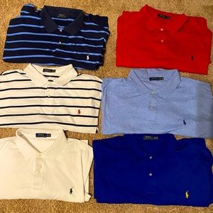 6 Ralph Lauren Polo Big and Tall shirts